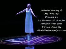 Katharine Mehrling als „My Fair Lady“ – Premiere am 28. November 2015 an der Komischen Oper Berlin © Frank Wesner