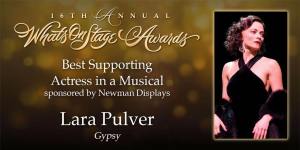 WhatsOnStage awards 20160221 London - Best Supporting Actress in a Musical Lara Pulver