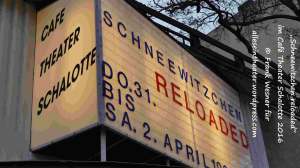 SCHNEEWITZCHEN reloaded 20160331 Café Theater Schalotte - Banner