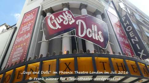 „Guys and Dolls“ im Phoenix Theatre London im Juli 2016 © Frank Wesner