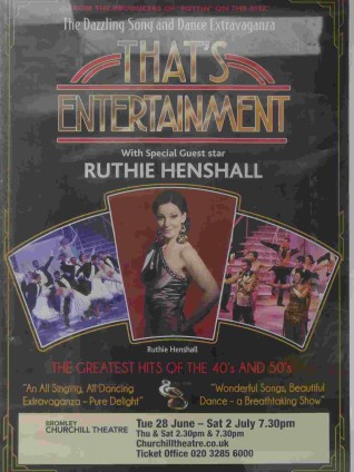 „That's Entertainment“ im Churchill Theatre Bromley London