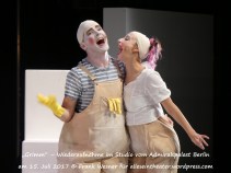 Dennis Hupka und Jasmin Eberl in „Grimm“ – Wiederaufnahme im Studio vom Admiralspalast Berlin am 15. Juli 2017 © Frank Wesner