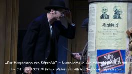 „Der Hauptmann von Köpenick – Das Musical“ 19.7.-6.8.2017 © Frank Wesner