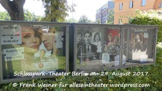 Schlosspark-Theater Berlin am 29. August 2017 © Frank Wesner