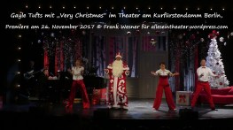 Gayle Tufts mit „Very Christmas“ im Theater am Kurfürstendamm Berlin, Premiere am 26. November 2017 © Frank Wesner