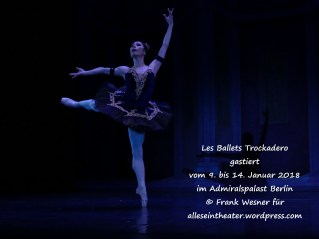 Les Ballets Trockadero gastiert vom 9. bis 14. Januar 2018 im Admiralspalast Berlin © Frank Wesner