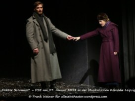 Jan Ammann und Lisa Habermann in „Doktor Schiwago“ – DSE am 27. Januar 2018 in der Musikalischen Komödie Leipzig © Frank Wesner