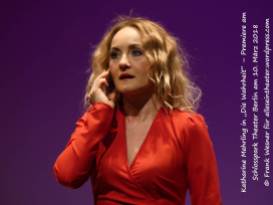 Kathaerine Mehrling in „Die Wahrheit“ – Premiere am Schlosspark Theater Berlin am 10. März 2018 © Frank Wesner