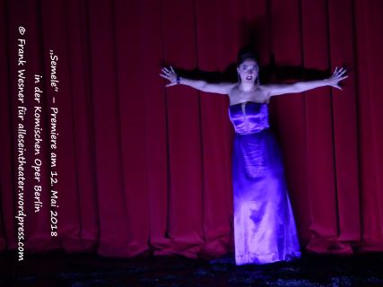 Ezgi Kutlu als Juno in Semele - Premiere am 12. Mai 2018 in der Komischen Oper Berlin © Frank Wesner