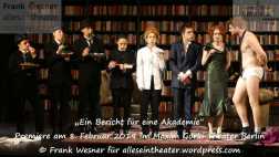 „Ein Bericht für eine Akademie“ – Premiere am 8. Februar 2019 im Maxim Gorki Theater Berlin © Frank Wesner