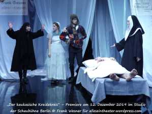 „Der kaukasische Kreidekreis“ – Premiere am 12. Dezember 2019 im Studio der Schaubühne Berlin © Frank Wesner