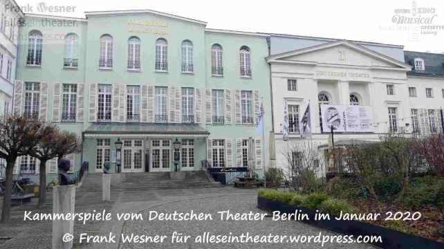 Kammerspiele vom Deutschen Theater Berlin im Januar 2020 © Frank Wesner