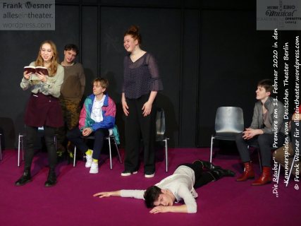 „Die Räuber“ - Premiere am 11. Februar 2020 - Inszenierung des Jungen DT in den Kammerspielen vom Deutschen Theater Berlin © Frank Wesner